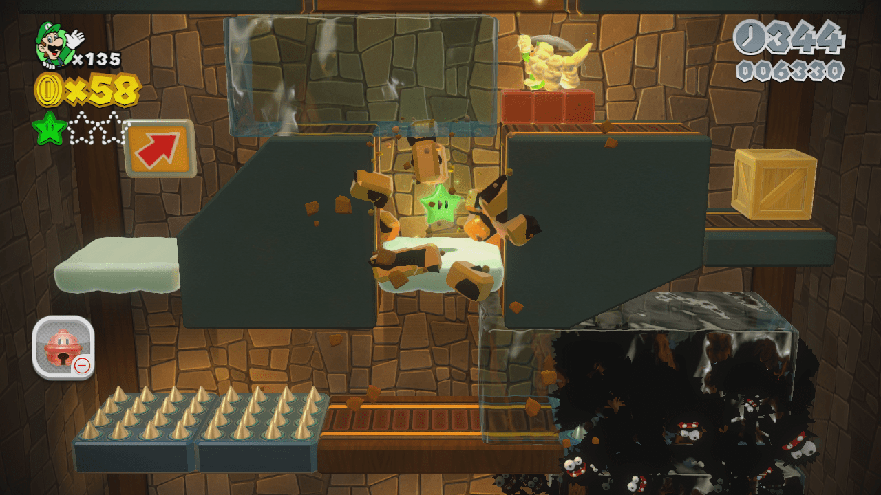 World Flower2 Floating Fuzzy Time Mine Mario 3D World Stars Guide