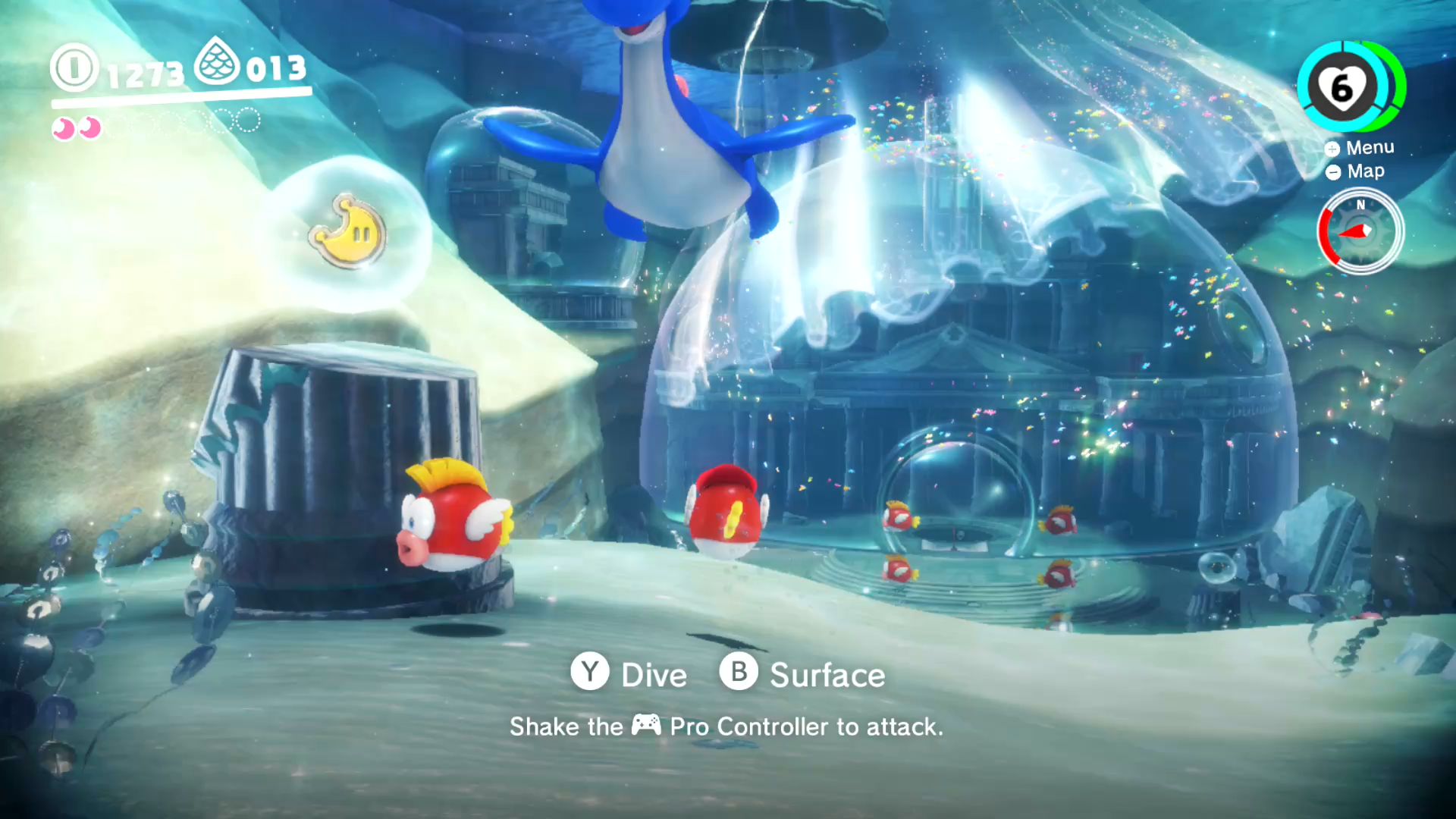 Lake Kingdom Power Moons 120 Super Mario Odyssey Walkthrough