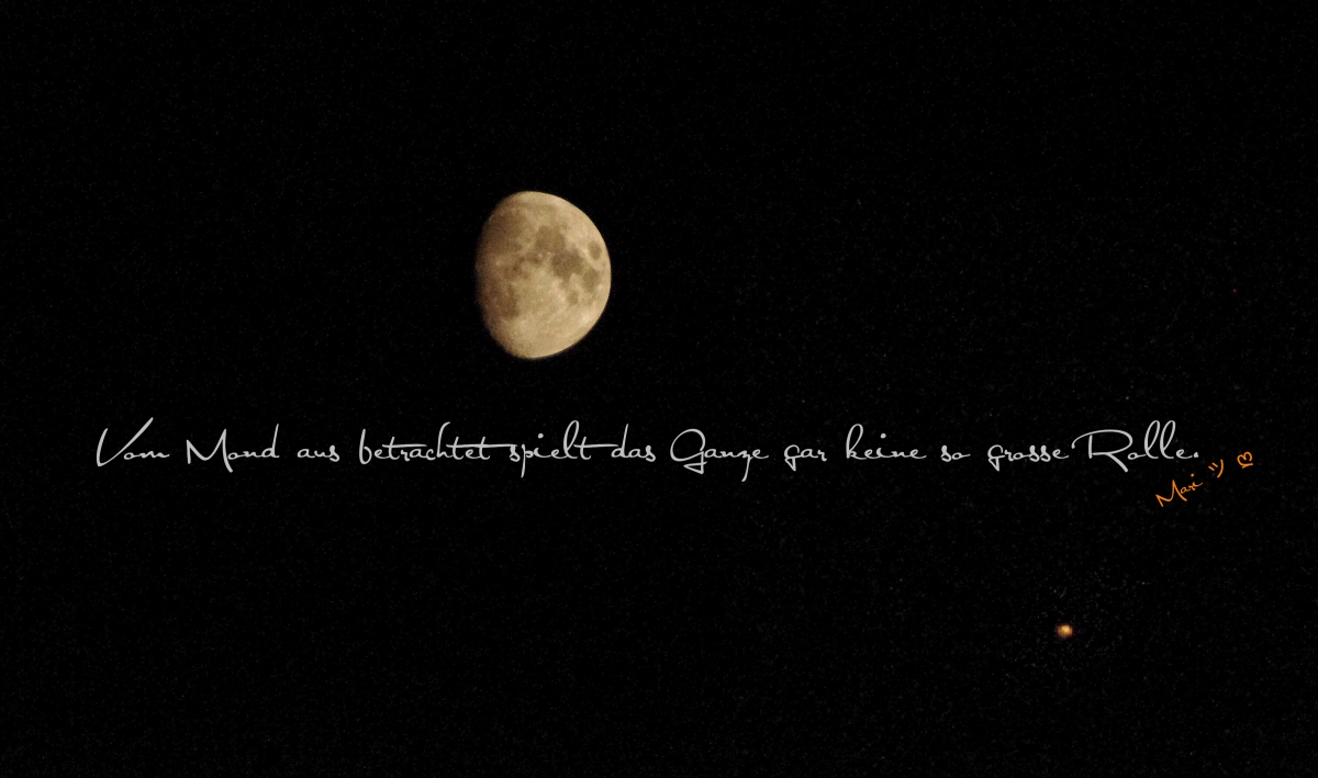 Vom Mond Aus Blogg Augenblicke