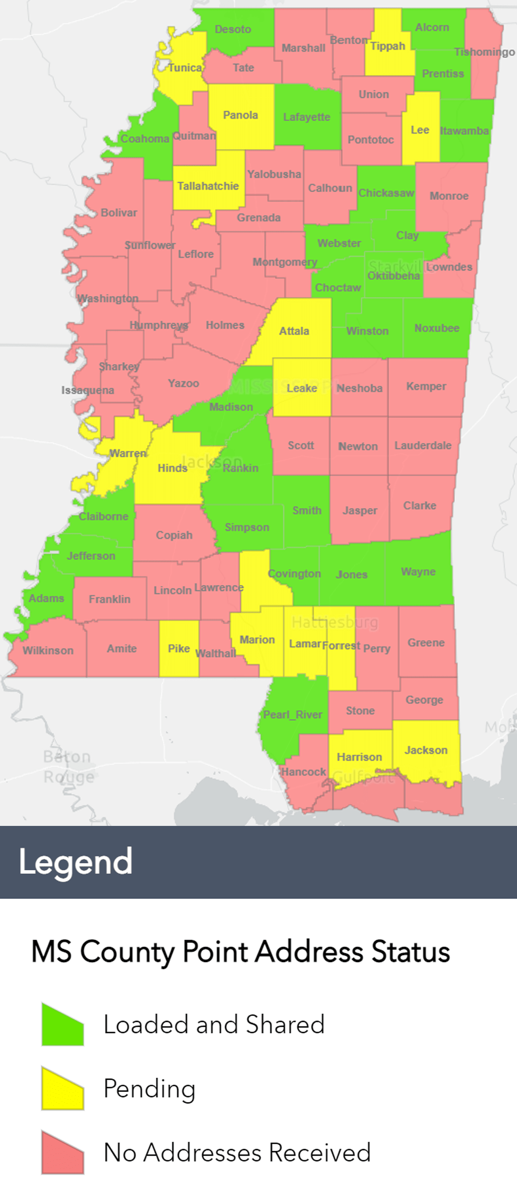 Point Addressing County