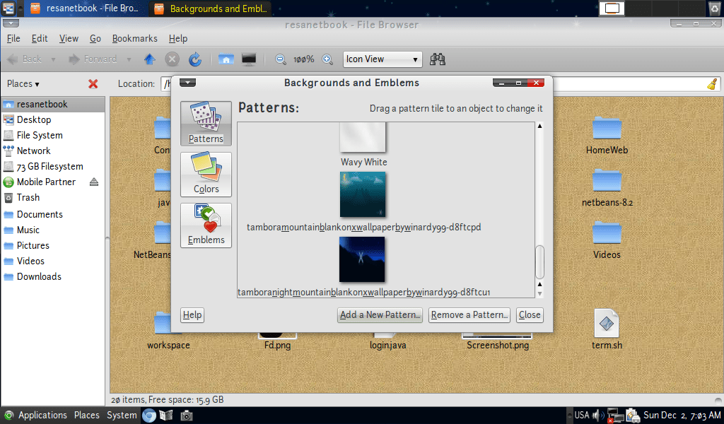 Menambahkan Wallpaper Di File Manager – Mari Berbagi