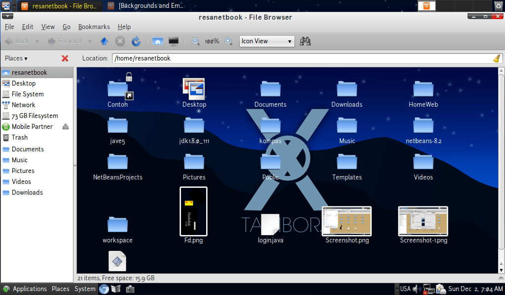 Menambahkan Wallpaper Di File Manager – Mari Berbagi