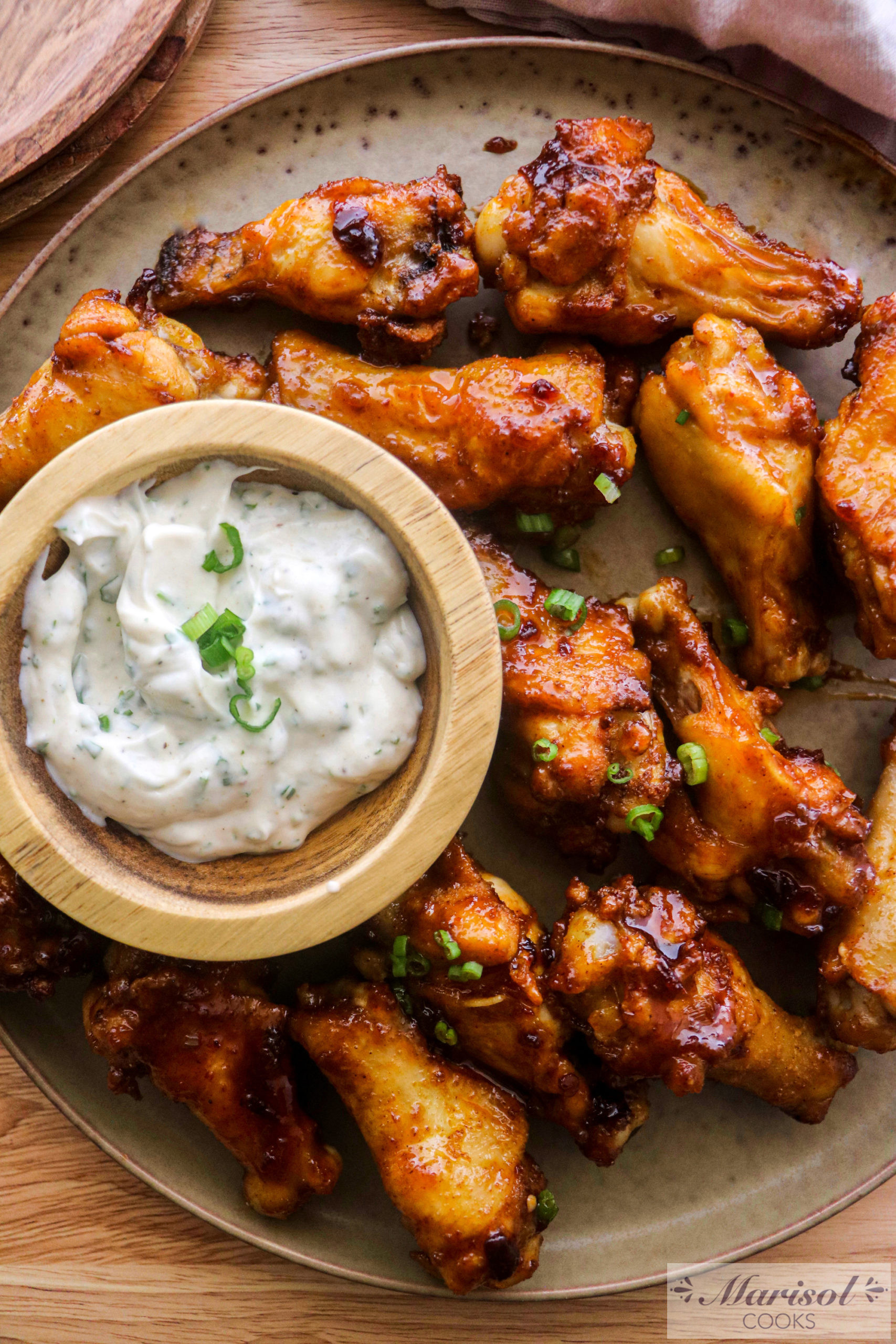 Air Fryer Honey Chipotle Chicken Wings Marisol Cooks