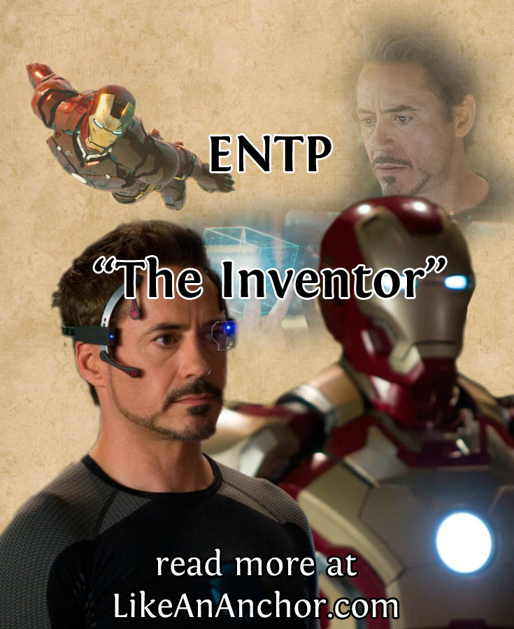 Fictional MBTI Tony Stark (ENTP) Like An Anchor