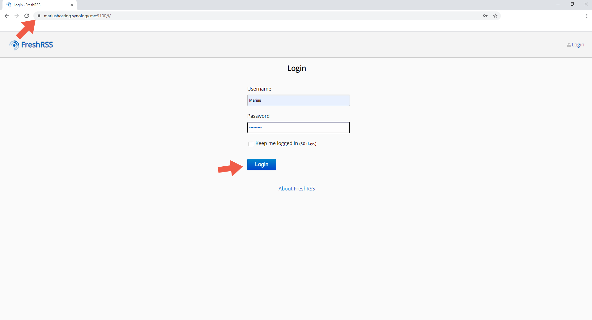 Synology How to Allow FreshRSS to Work Over an HTTPS Connection