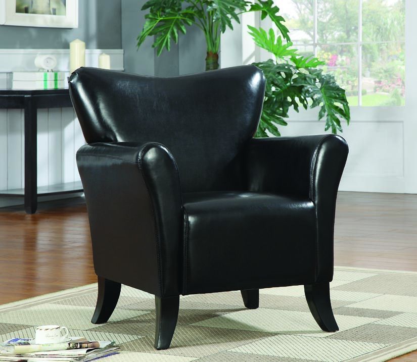 Accent Chair in Black Marjen of Chicago Chicago Discount Furniture