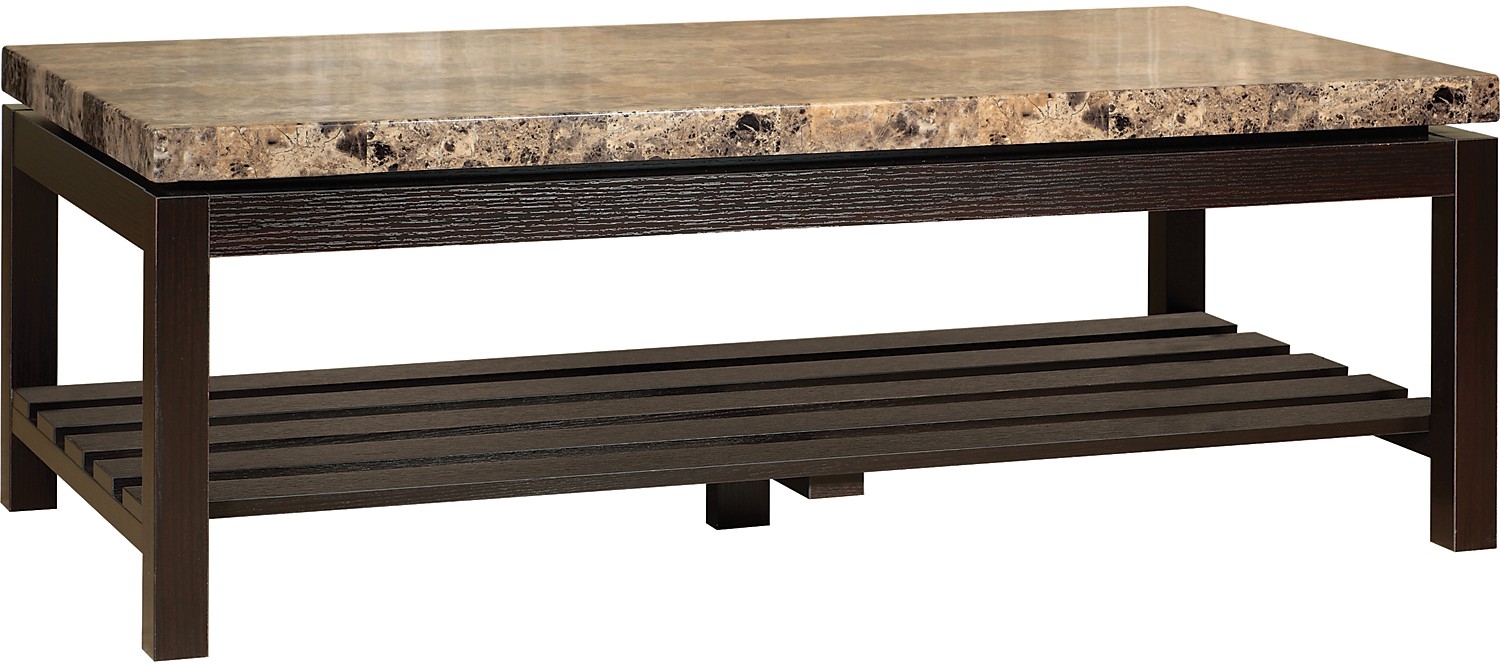Verona Faux Marble Coffee Table Marjen of Chicago Chicago Discount