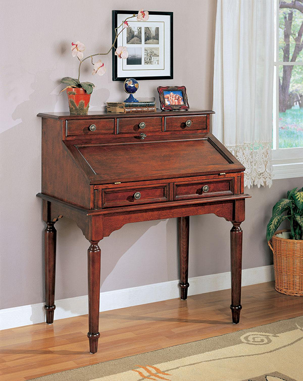 Secretary Desk in Cherry Marjen of Chicago Chicago Discount Furniture