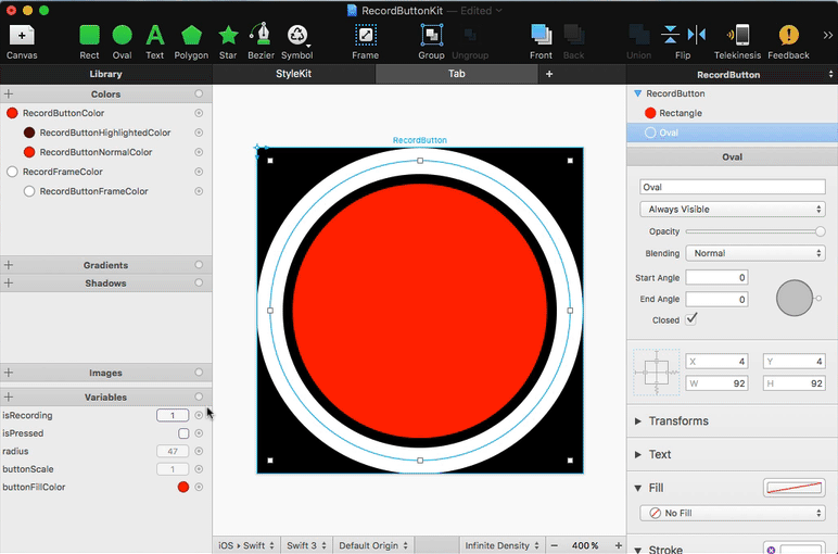 Animated Record Button with PaintCode Mark Alldritt's Journal