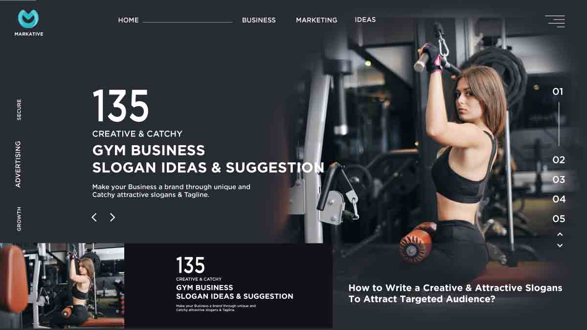 135 Powerful Gym Slogans & Taglines To increase admissions Markative