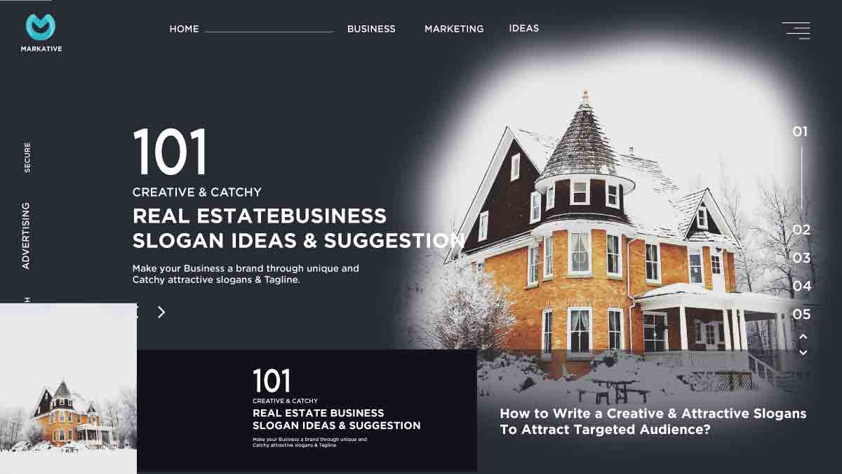 101 Great Real Estate Slogans ideas To Get More Leads & Sales Markative