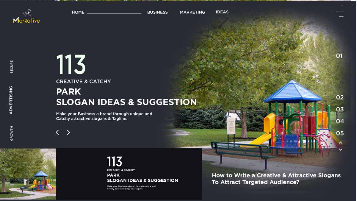 113 Best Park Slogans And Taglines Ideas Markative