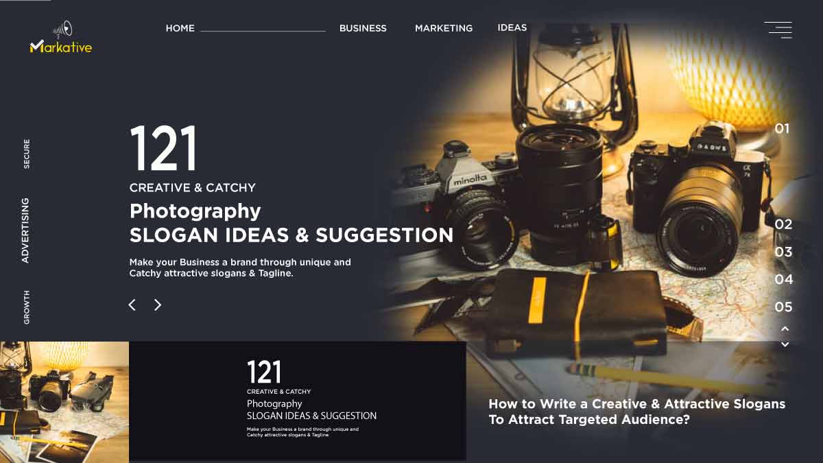 121 Catchy Photography Slogans & Taglines Ideas and examples