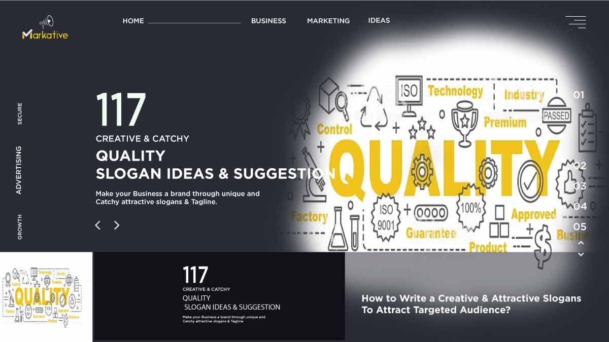 117 Bulletproof Quality Slogan & tagline ideas. Markative