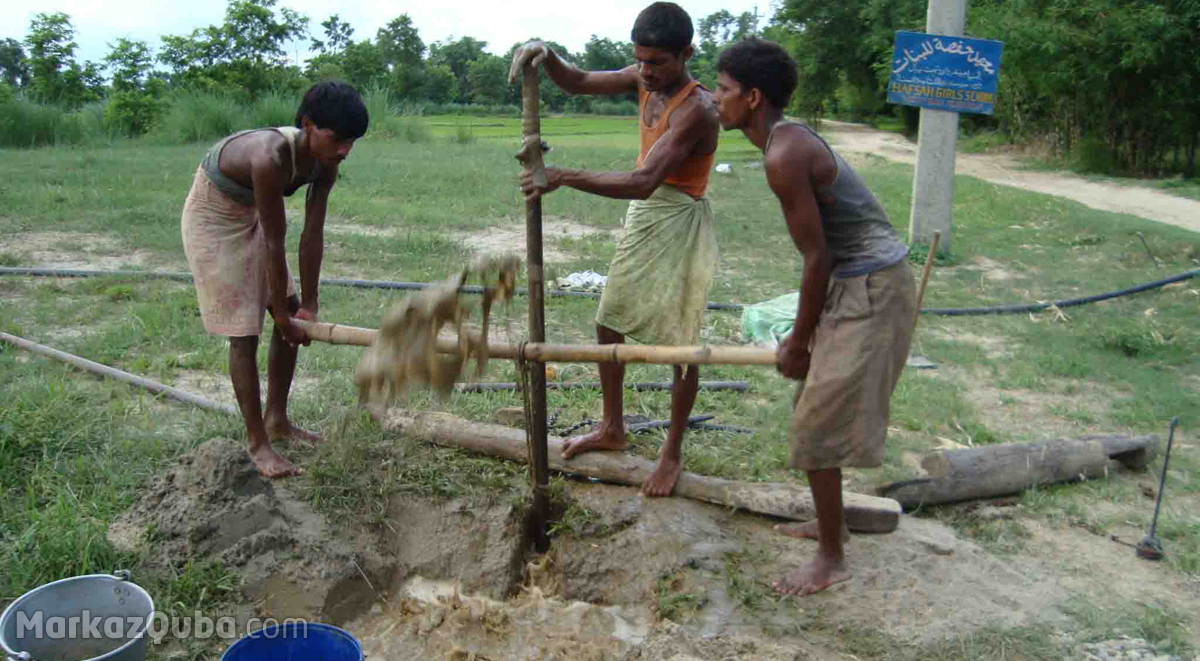 Markaz Quba » Digging a new water well