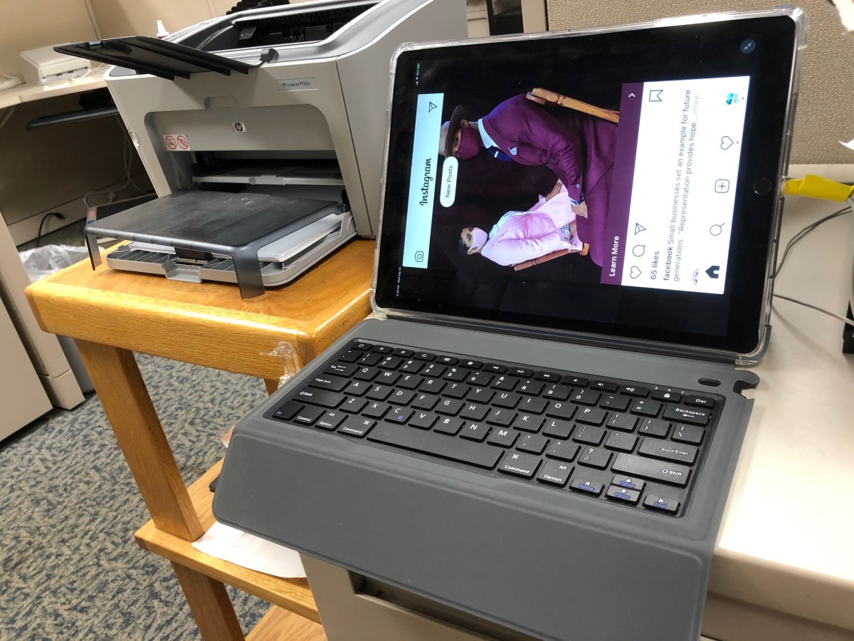 The new iPad Pro keyboard does not take a bite from the Apple Mark