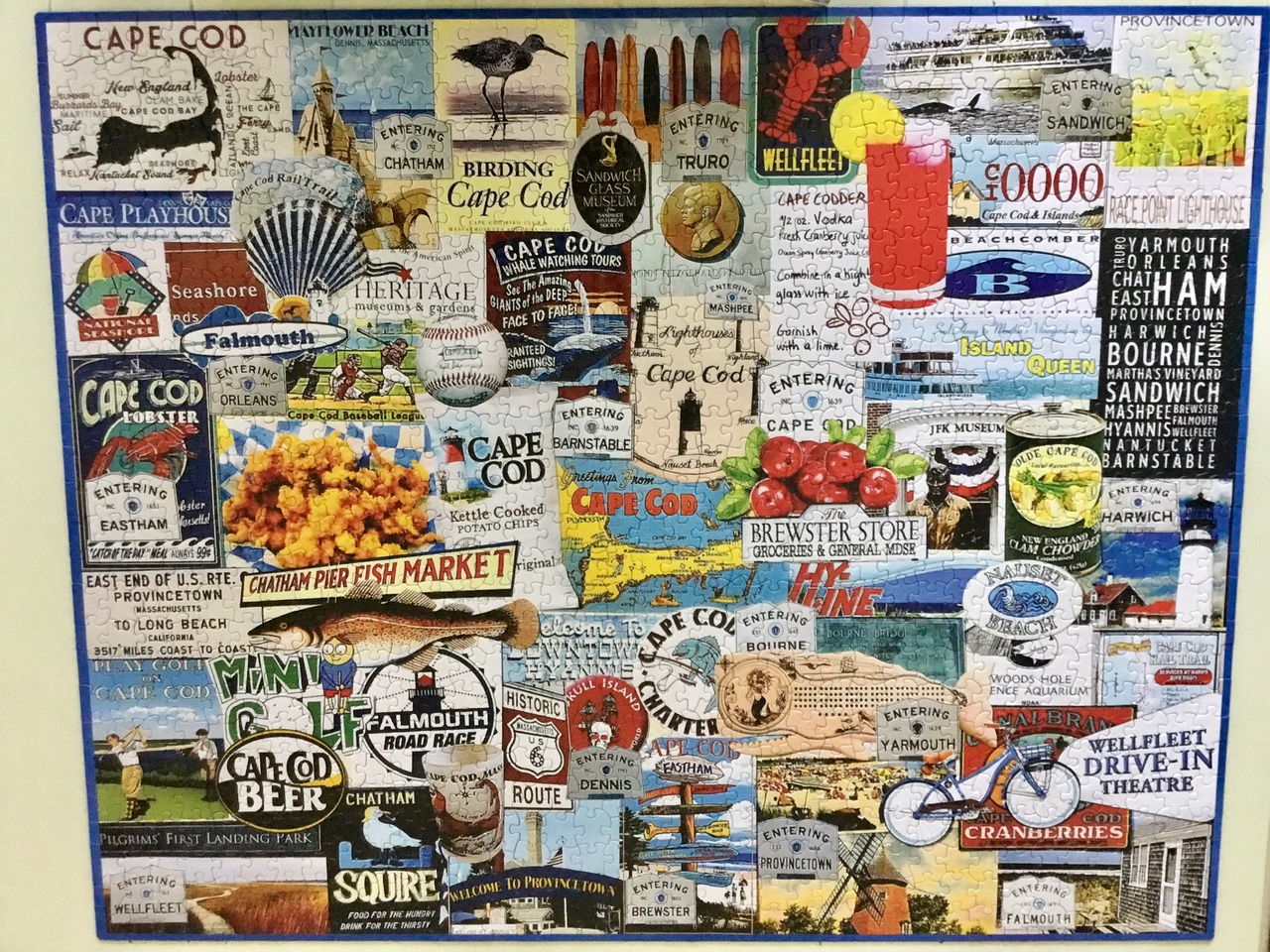 When in Cape Cod, put together Cape Cod puzzles Mark Bialczak