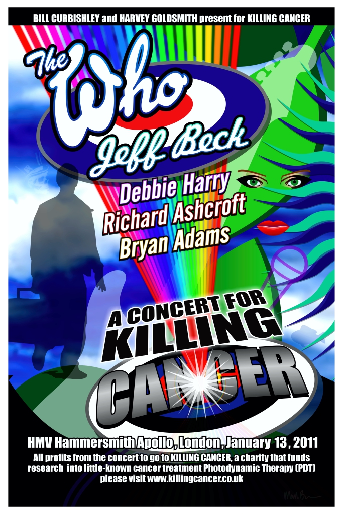 The Who Killing Cancer 2011 Mark Burton Design
