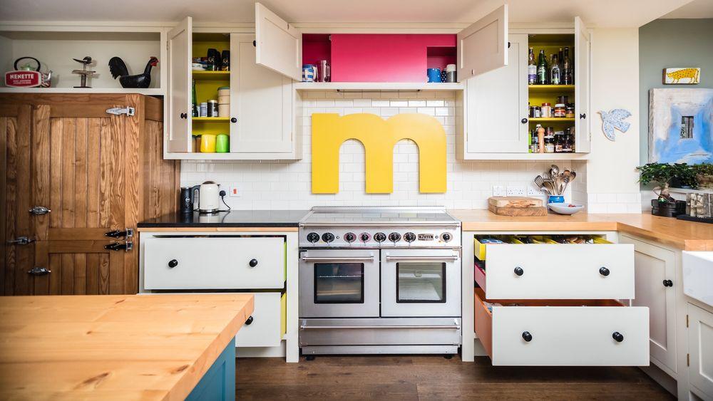 Colourful Funky Kitchen Mark Butterfield Furniture