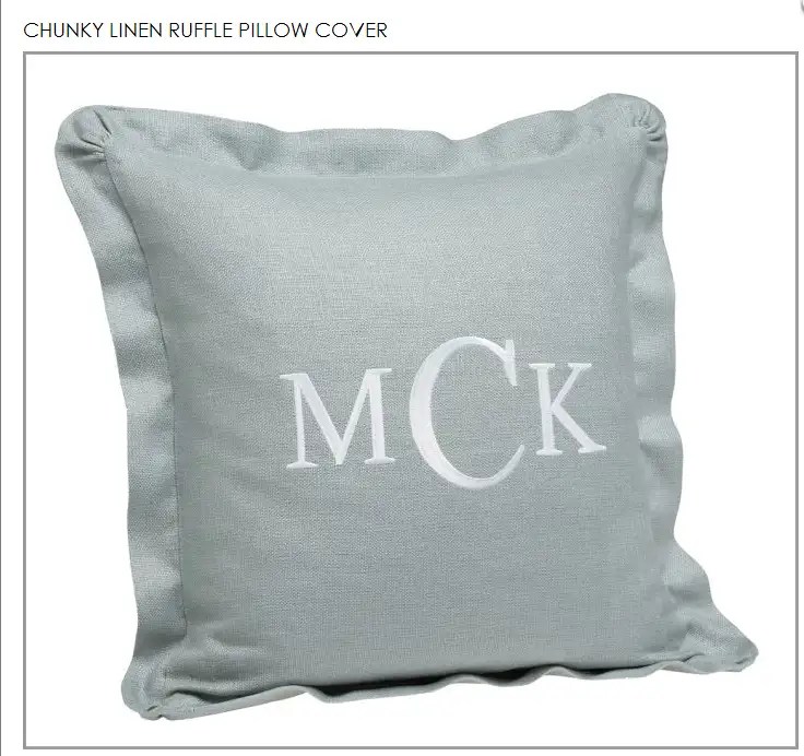 Monogram PillowsHot Decorating Trend Marker Girl