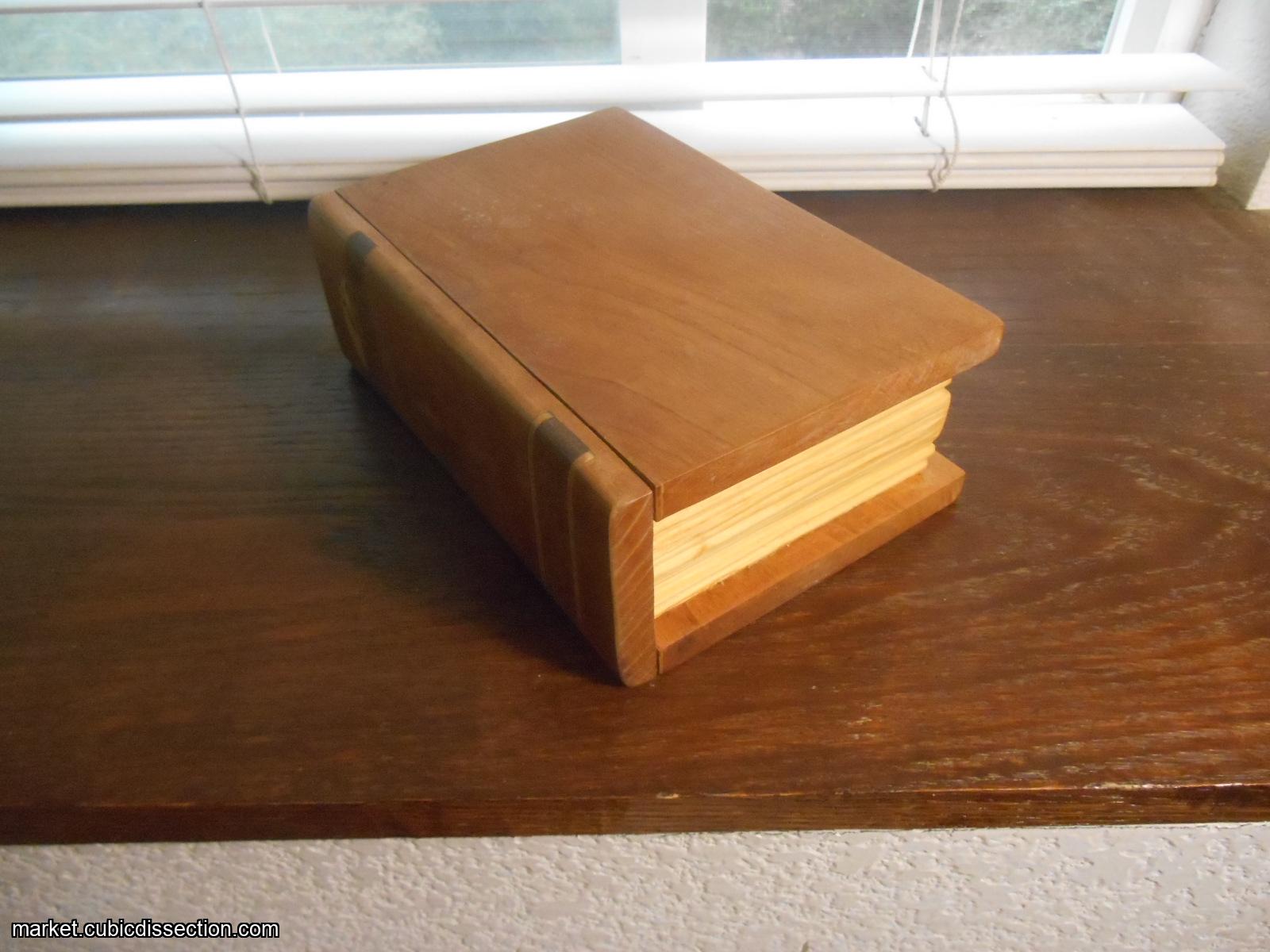 Secret Wood Book Puzzle Box Jesse Born
