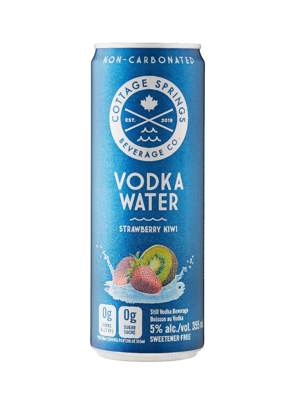 Cottage Springs Strawberry Kiwi Vodka Water Simcoe Harvest