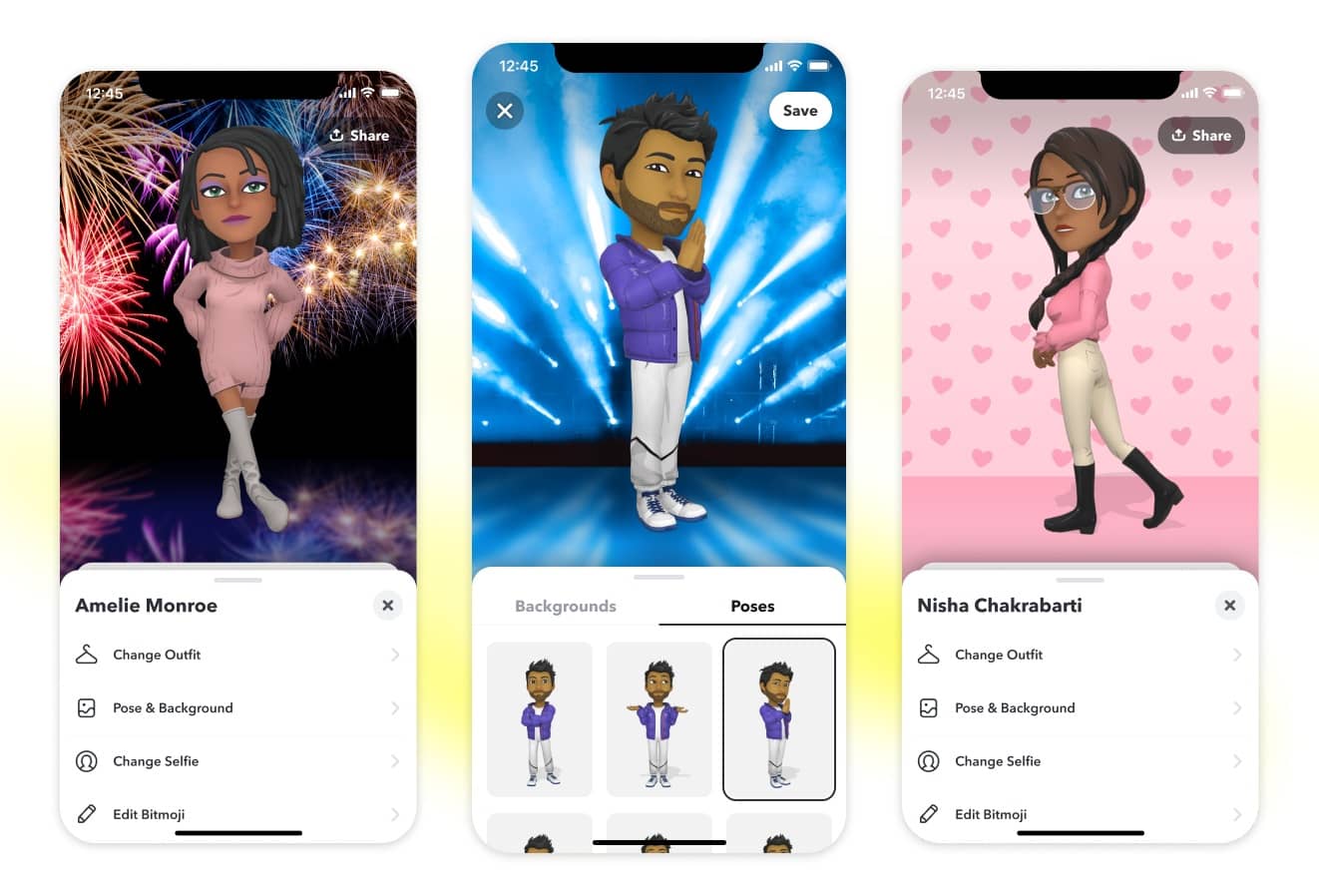 Профили Snapchat получат новый вид благодаря 3D Bitmoji • Marketer