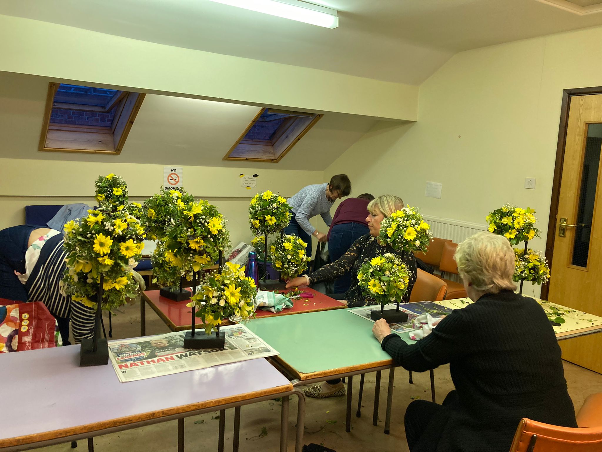 The MHWI Flower Show Market Harborough WI