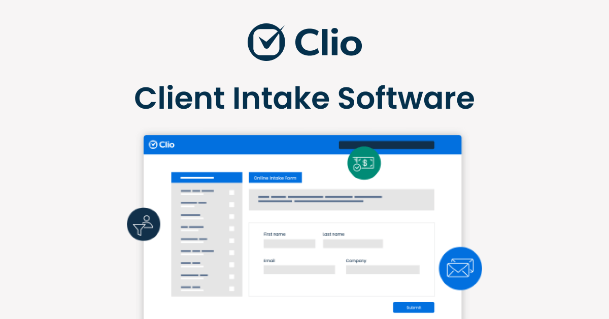 Client Intake Software for Law Firms Clio