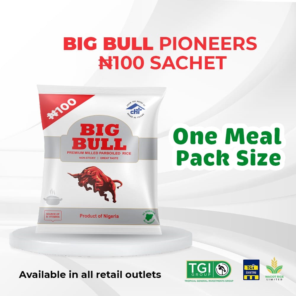 Consumers commend Big Bull Rice N100 pack Marketing Edge Magazine