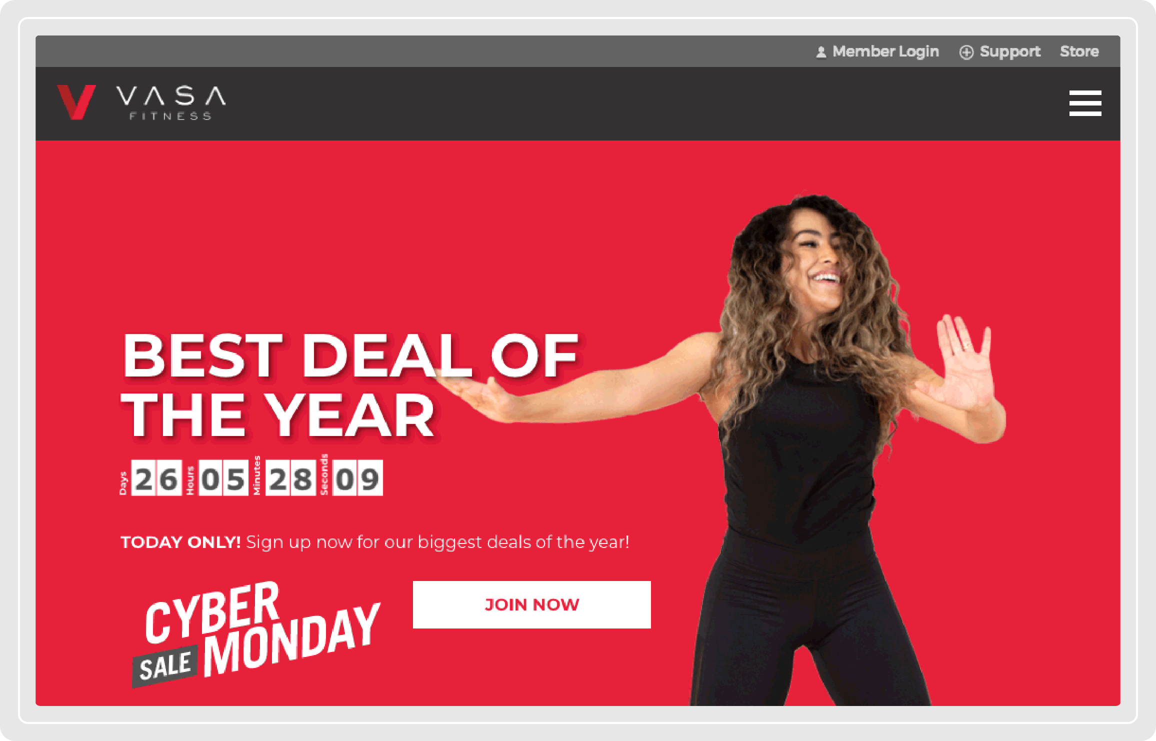 VASA Fitness Black Friday Digital Campaign Epic Marketing VASA Fitness Black Friday Digital Campaign Epic Marketing