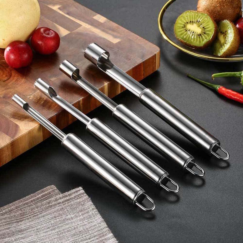 4 Pieces Corer and Pitter MultiFunction Fruit Corer and Pitter Remover
