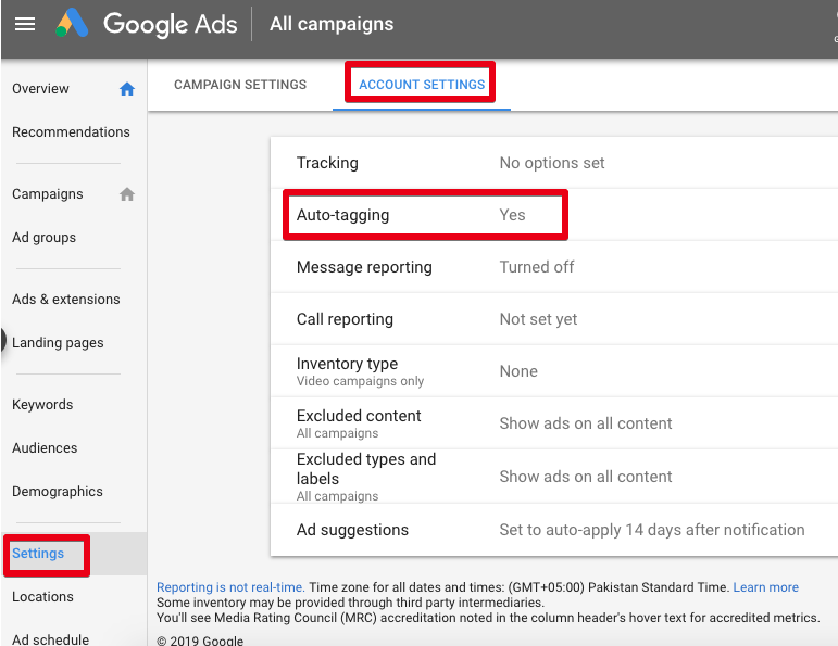 Set Up Auto Tagging For Google Ads With Google Analytics - Marketlytics