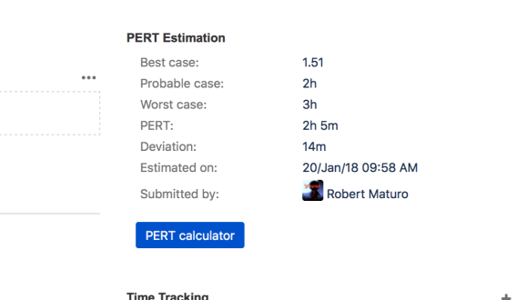 PERT calculator Atlassian Marketplace