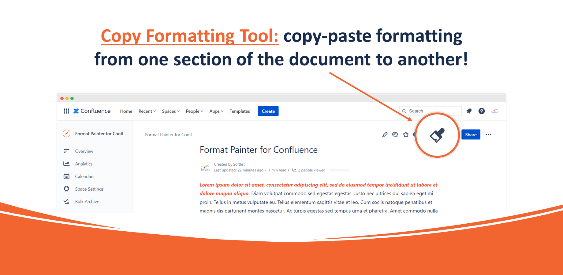 Format Painter for Confluence Easy Text Formatting Atlassian
