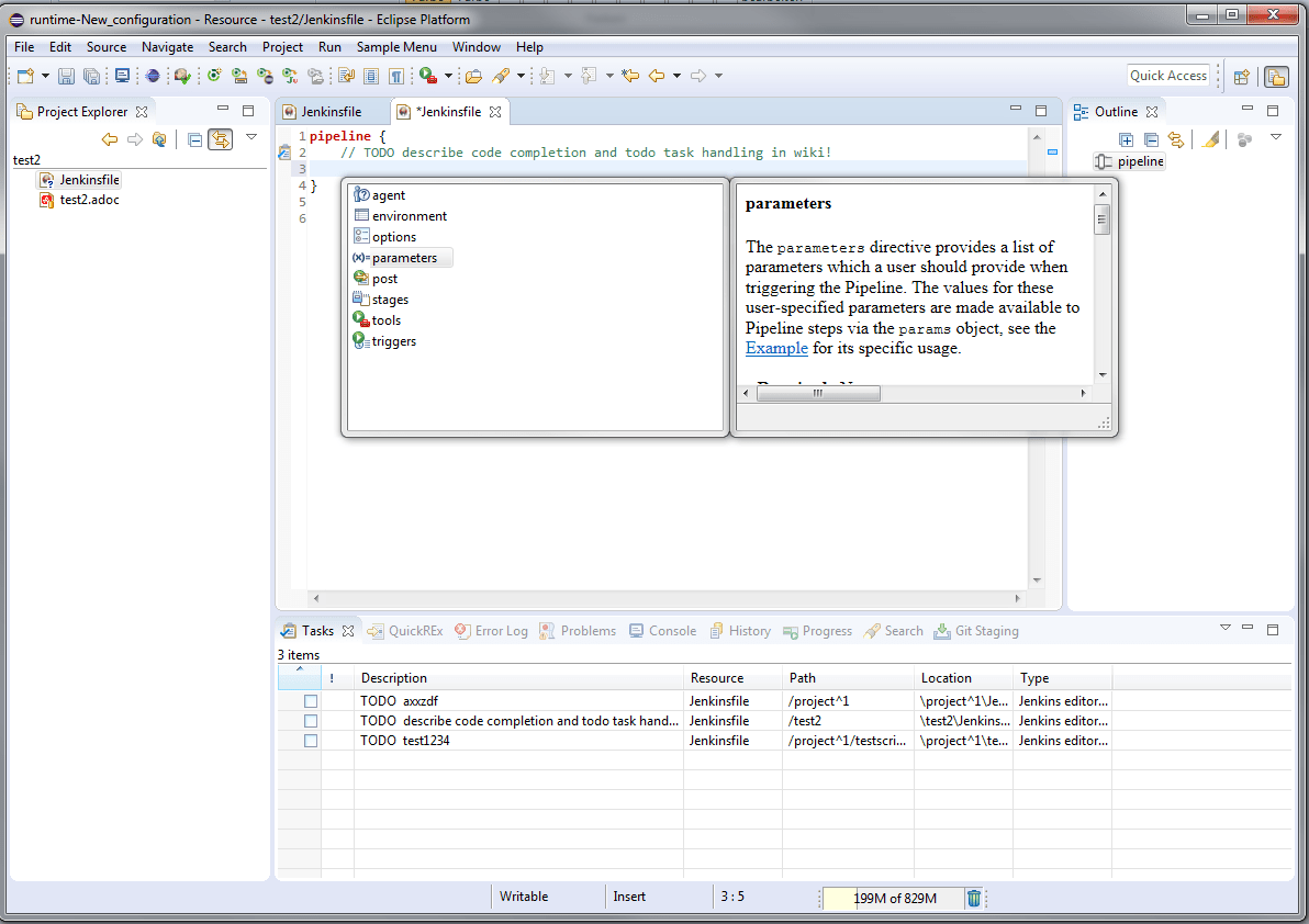 Jenkins Editor Eclipse Plugins, Bundles and Products Eclipse