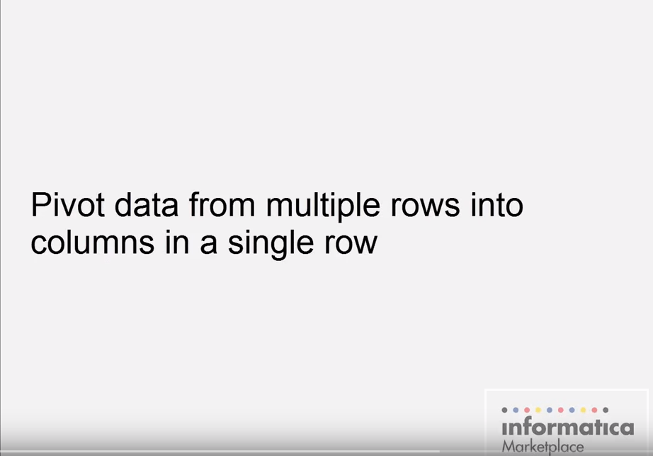 Mapping Convert Rows To Columns