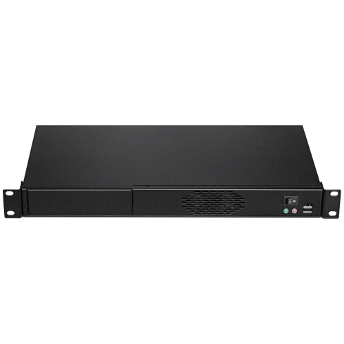 1U Shallow depth industrial rackmount computer with 10th gen Intel