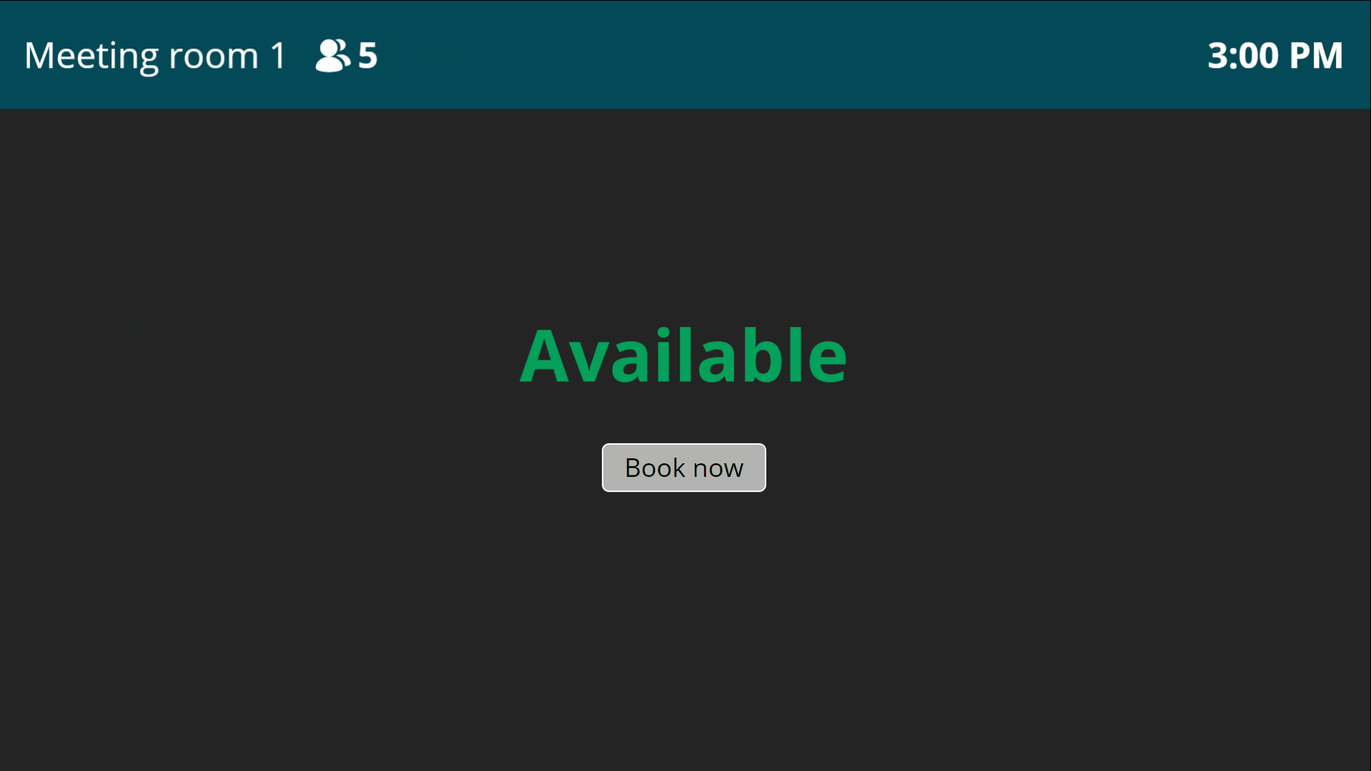Room Reservation Screens TOPdesk Marketplace