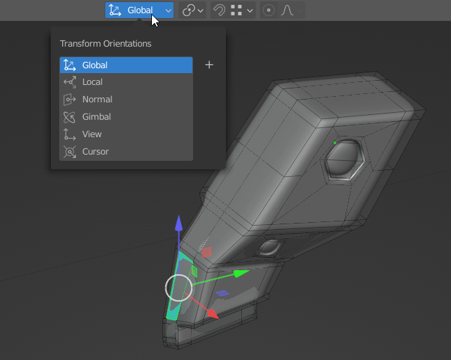Orient and Origin to Selected Blender Market