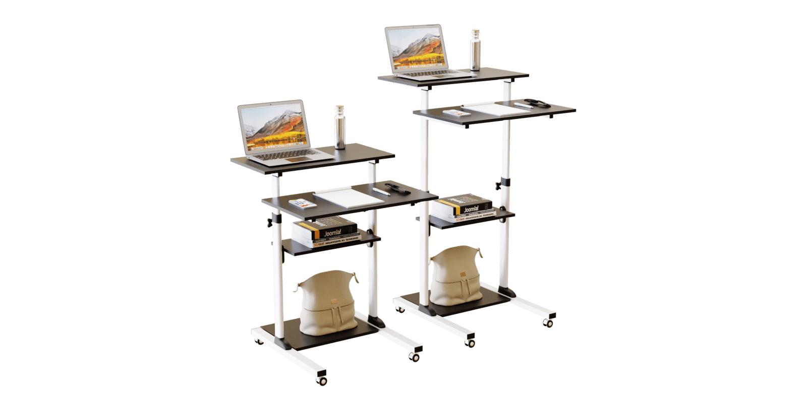 Office office workplace station inspired by Mount It Mobile Stand Up