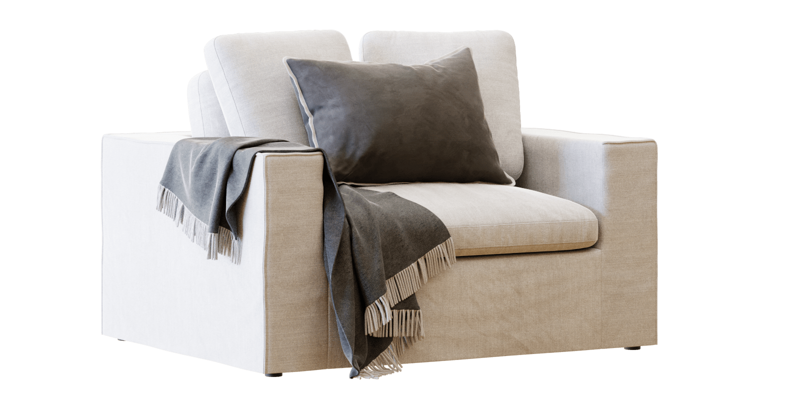 sofa set Freedom Salsie sofa and armchair with pillows Blender Market