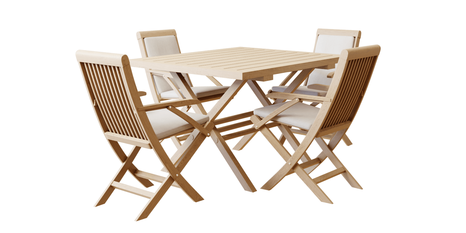 Table Set Exterior Dinning Set Alesso Outdoor Furniture Set V03