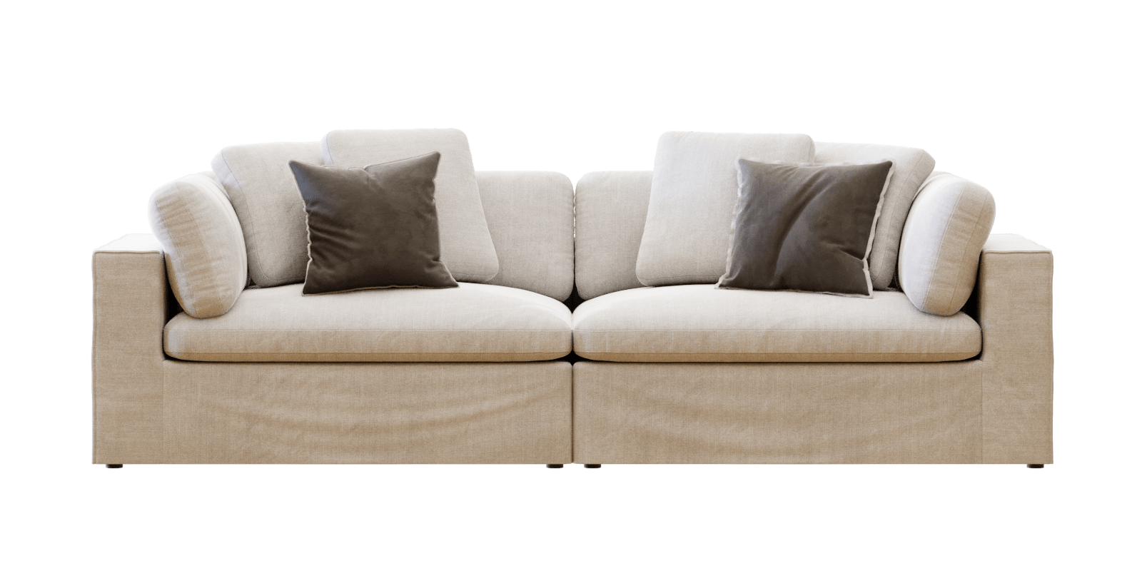 sofa set Freedom Salsie sofa and armchair with pillows Blender Market