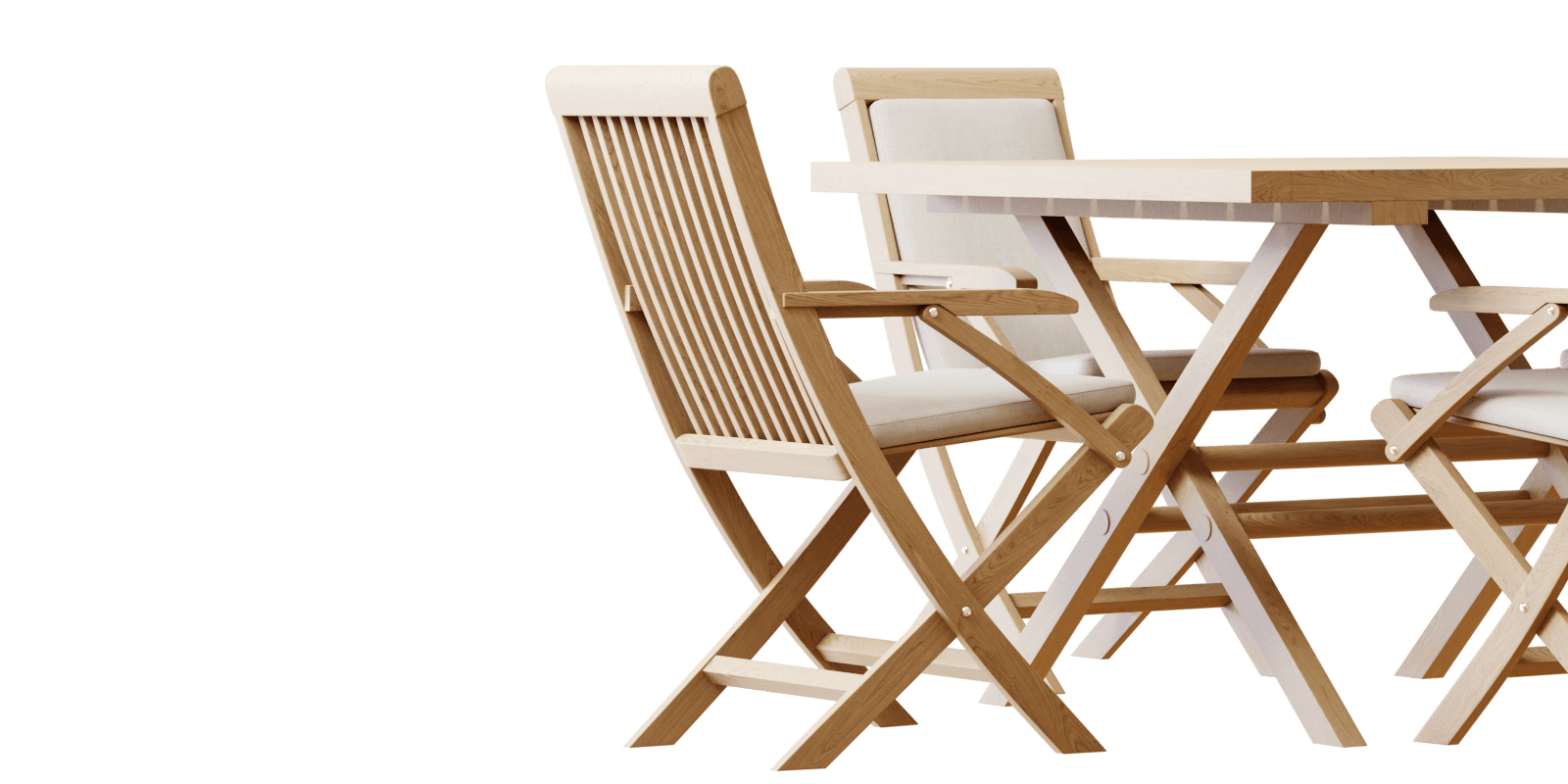 Table Set Exterior Dinning Set Alesso Outdoor Furniture Set V03