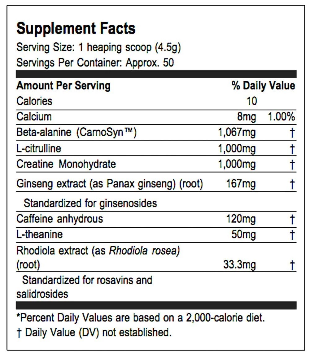 Muscletech Pro Series Neurocore PreWorkout 50 Serving Markfeet