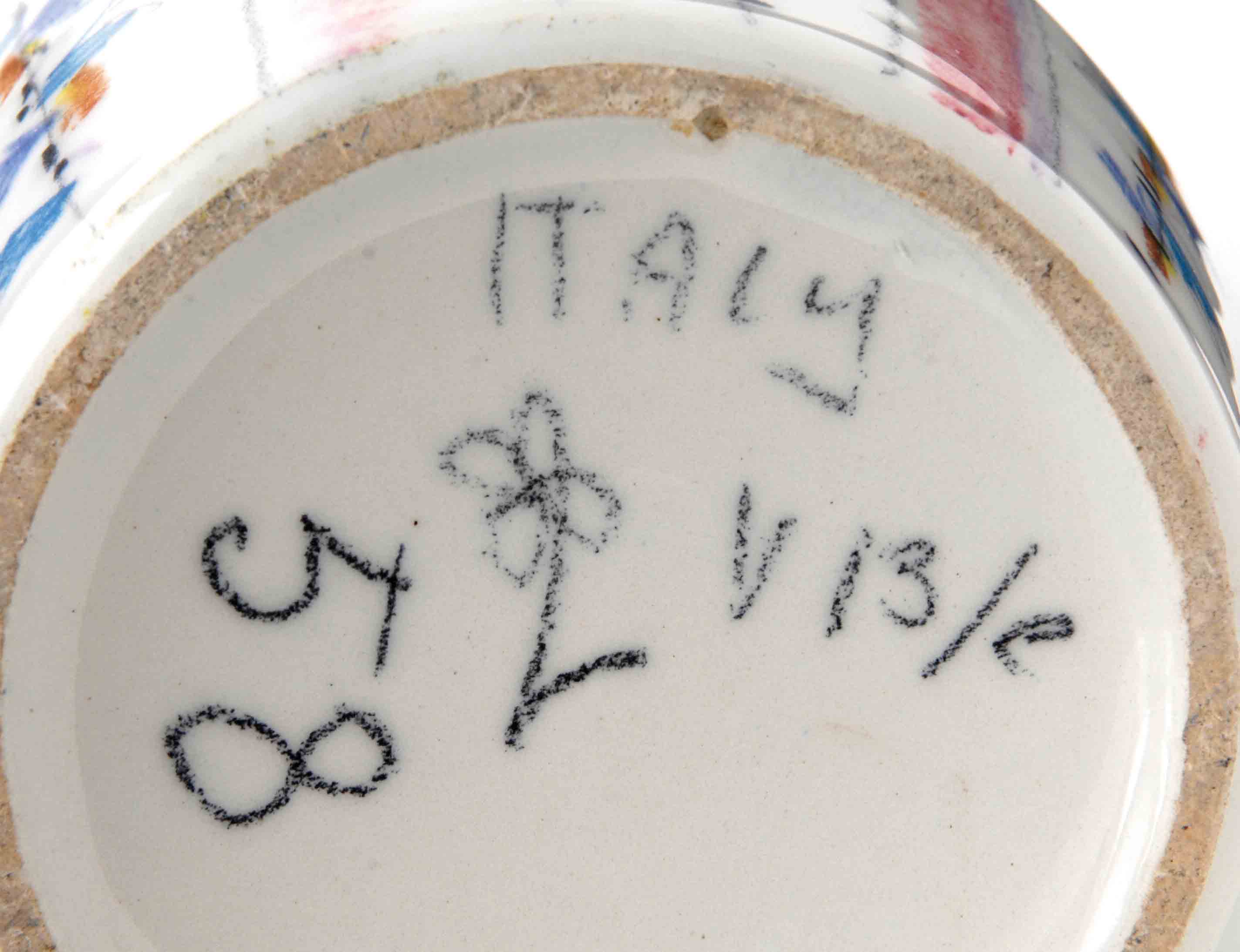 'Flower Painter' MidCentury Italian Ceramics An Update Mark Hill