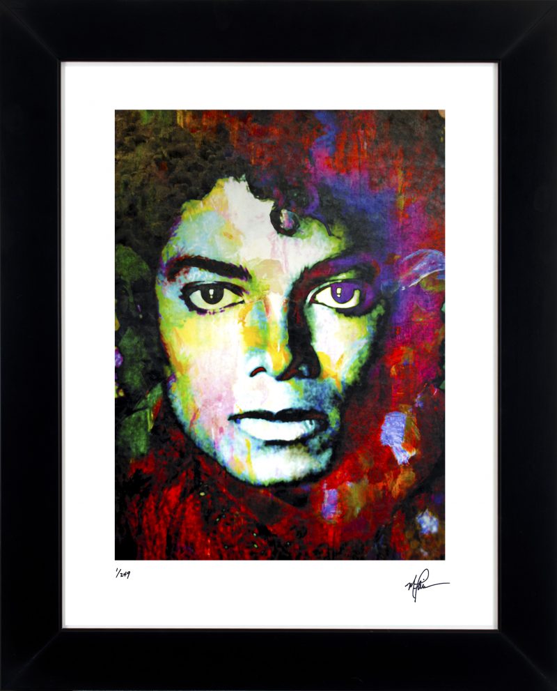 Michael Jackson art print framed painting admirable wall decor Mark Lewis Art