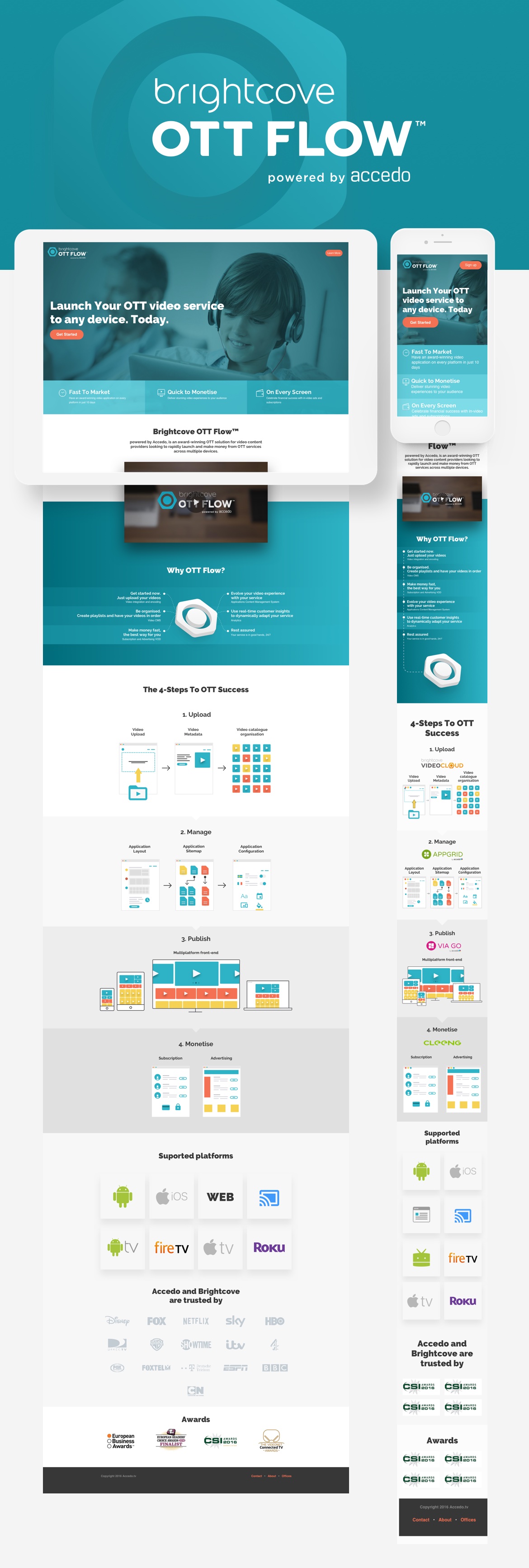OTT Multi platform promo website · marko krstić