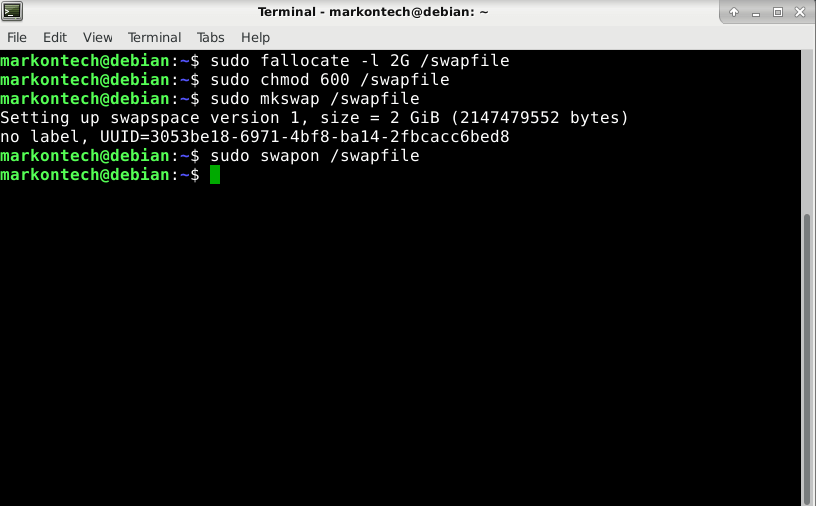 How to create a swap file in Linux MARKONTECH